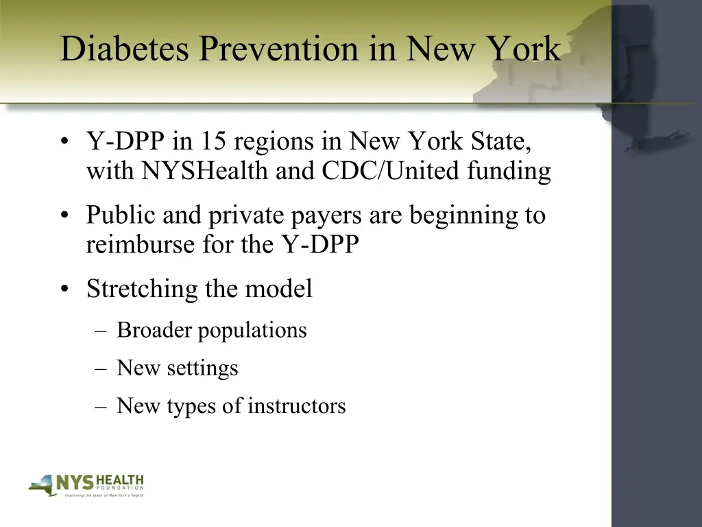 diabetes prevention in new york