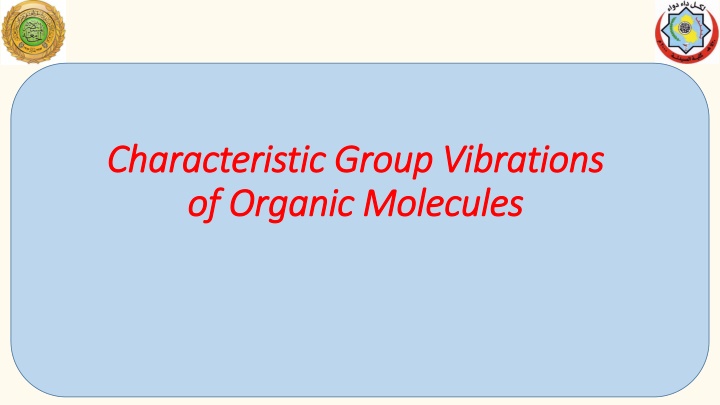 characteristic group vibrations characteristic