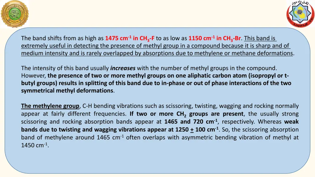 the band shifts from as high as 1475