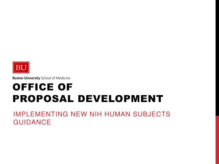 office of proposal development