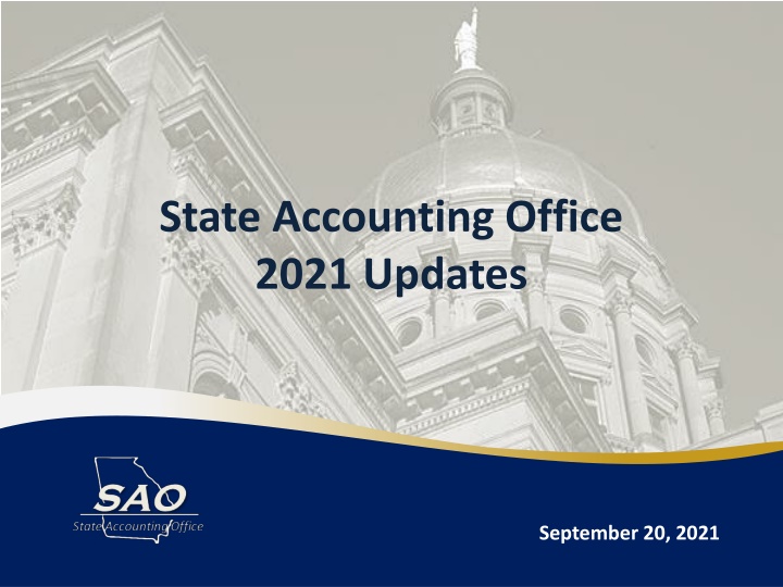 state accounting office 2021 updates
