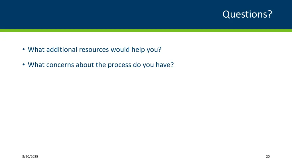 questions