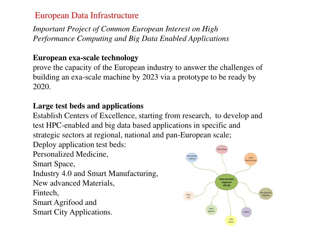 european data infrastructure important project
