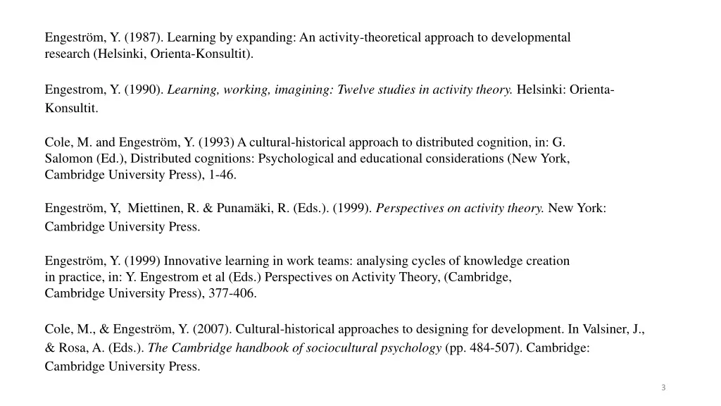 engestr m y 1987 learning by expanding