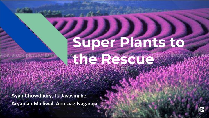super plants to the rescue