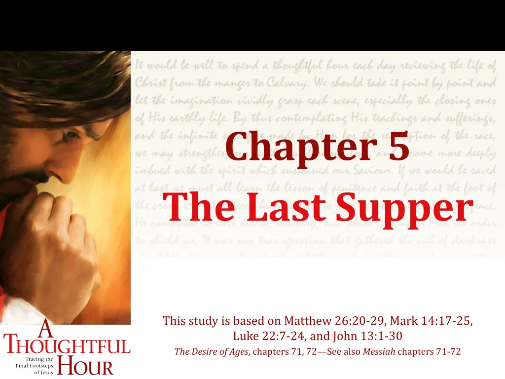 chapter 5 the last supper