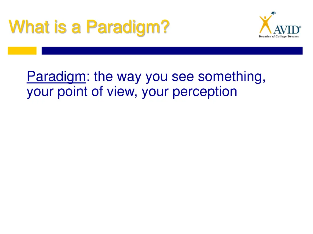 what is a paradigm