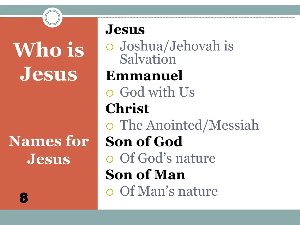 jesus joshua jehovah is salvation emmanuel