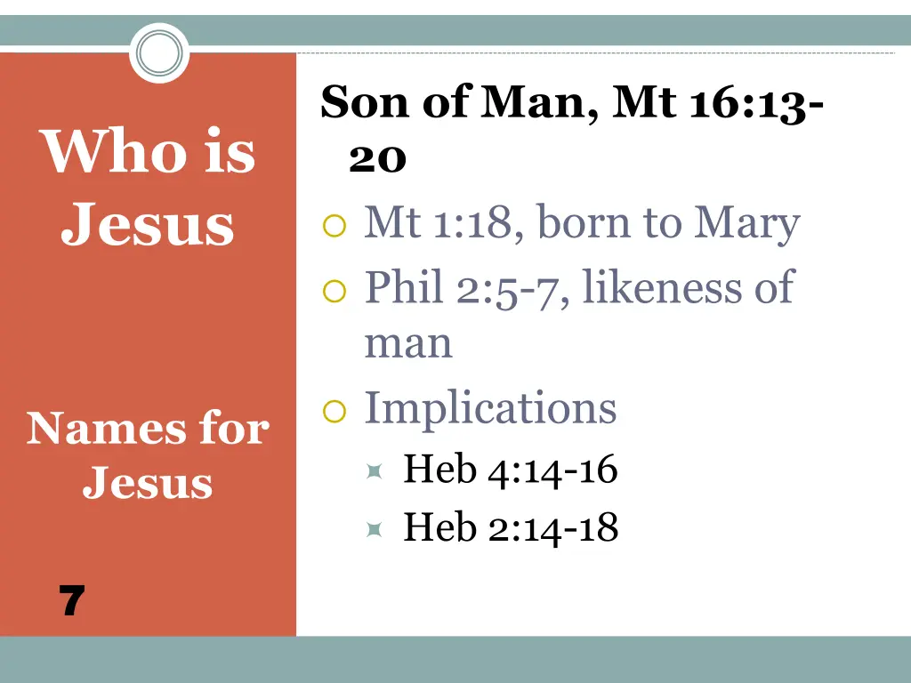 son of man mt 16 13 20 mt 1 18 born to mary phil