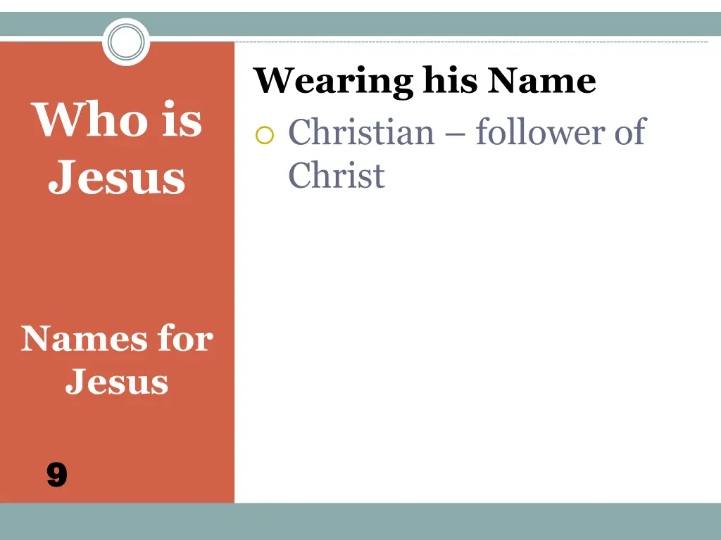 wearing his name christian follower of christ