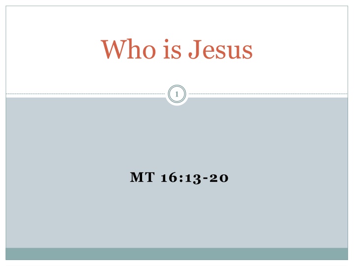 who is jesus