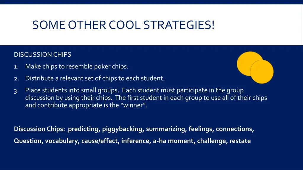 some other cool strategies 1