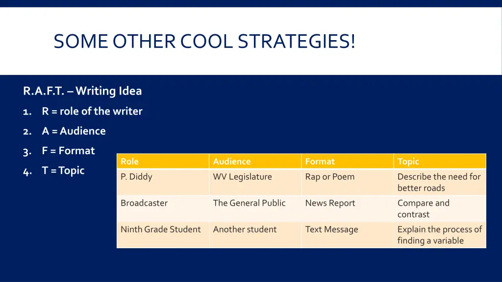 some other cool strategies 2