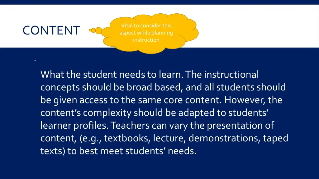 vital to consider this aspect while planning