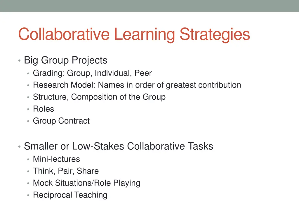 collaborative learning strategies