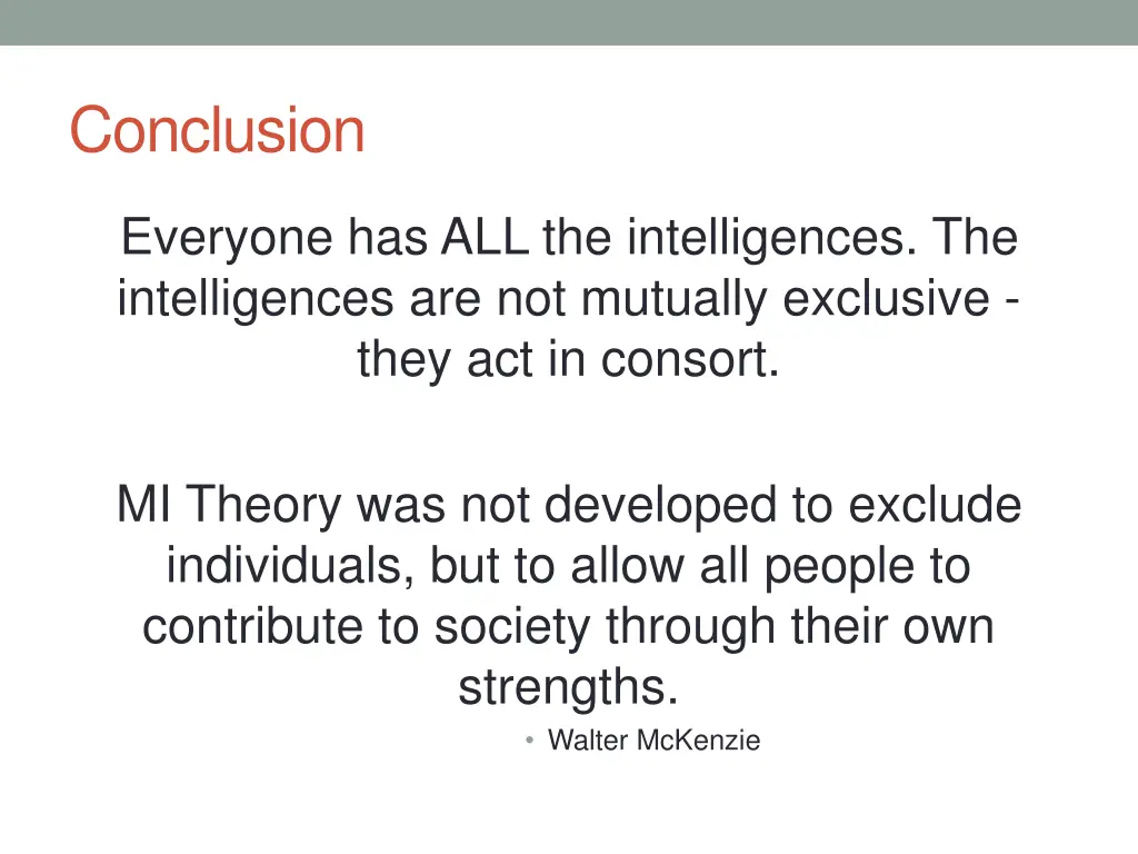 conclusion