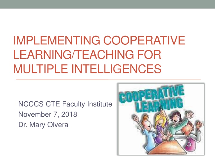 implementing cooperative learning teaching