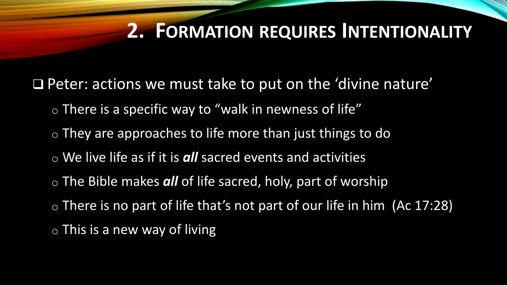 2 f ormation requires i ntentionality