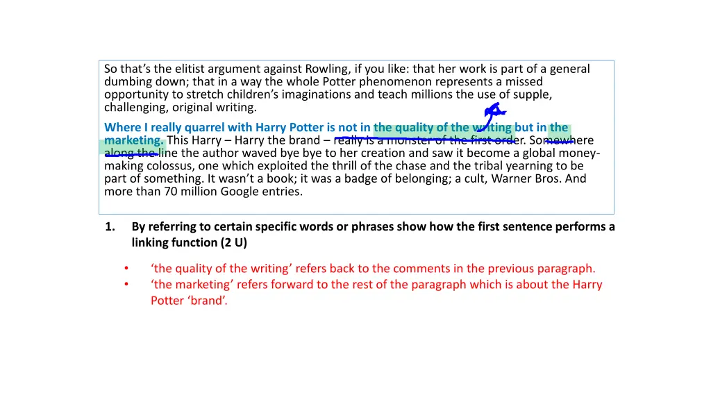so that s the elitist argument against rowling