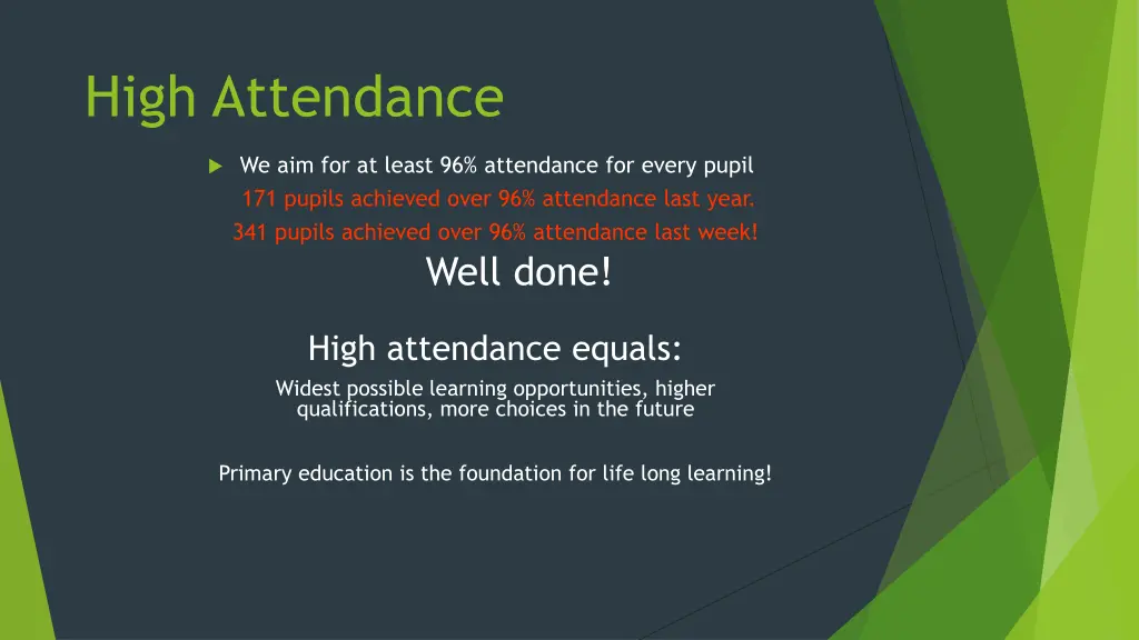 high attendance