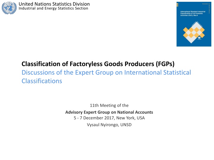 united nations statistics division industrial