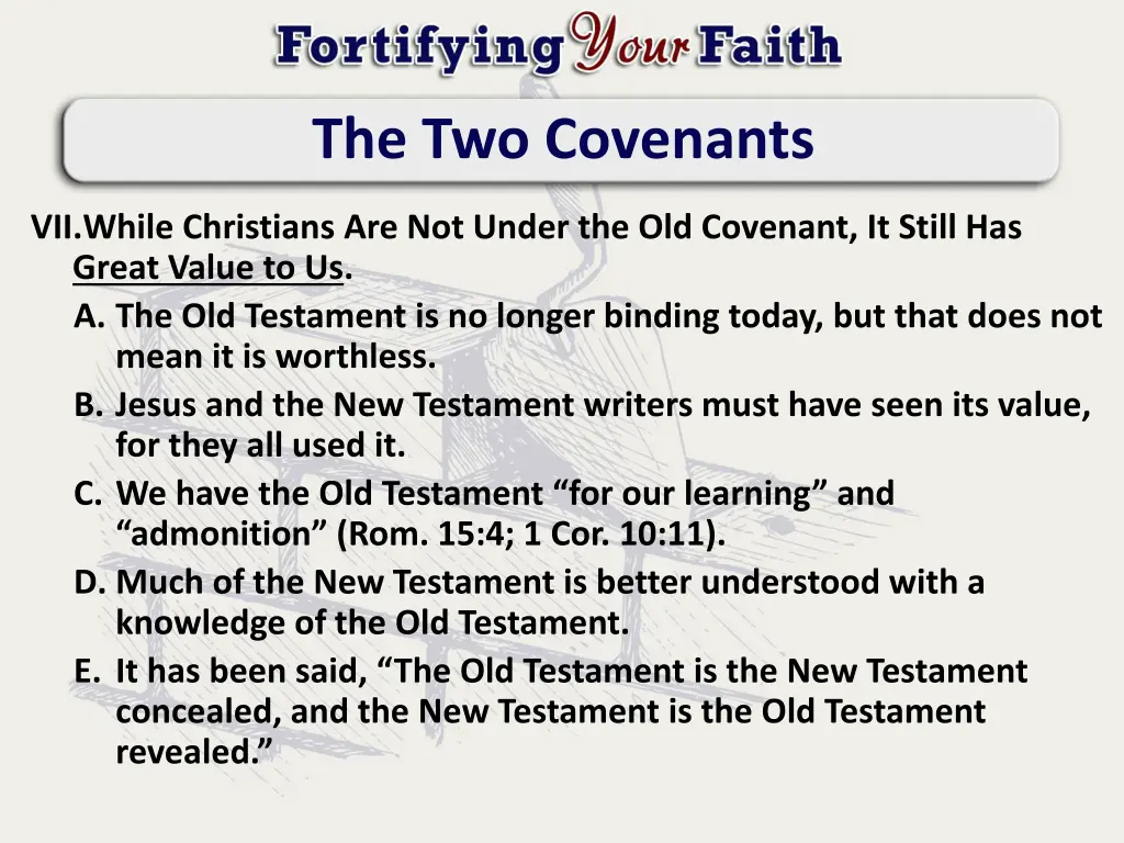 the two covenants 8