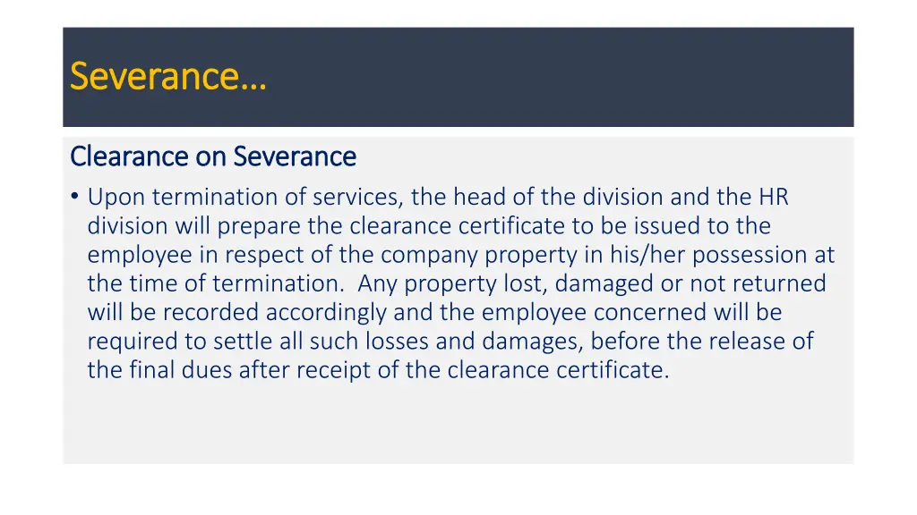 severance severance 13