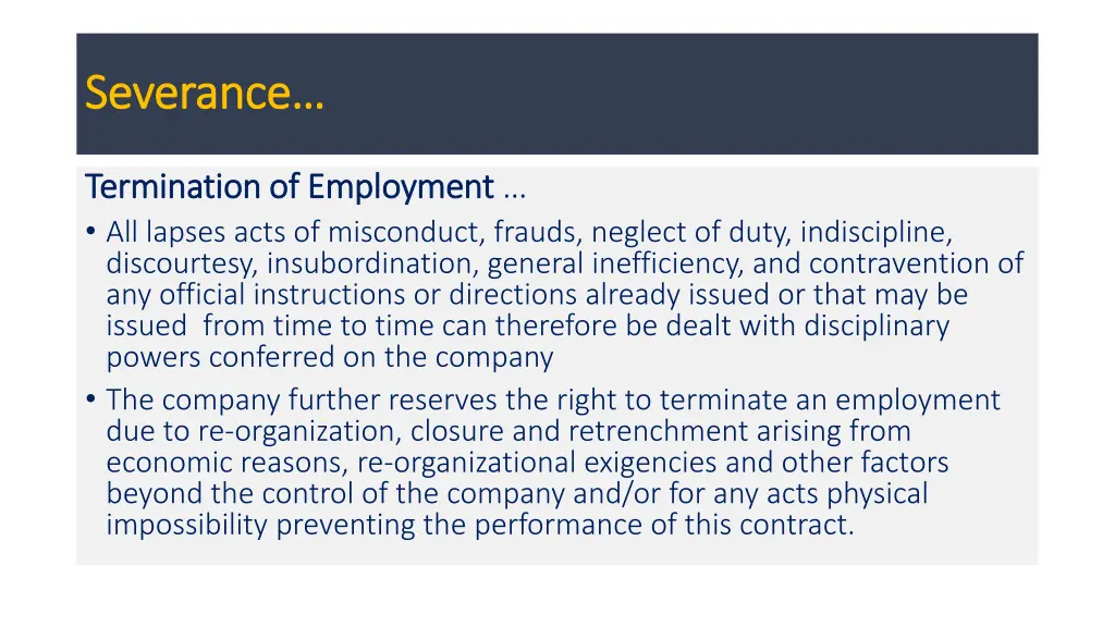severance severance 8