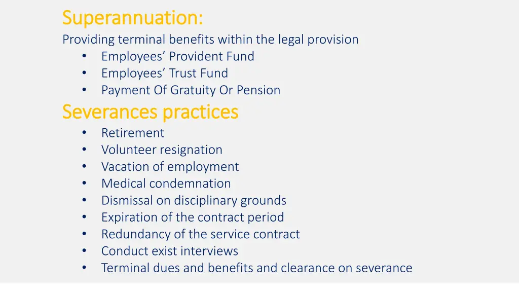 superannuation superannuation providing terminal