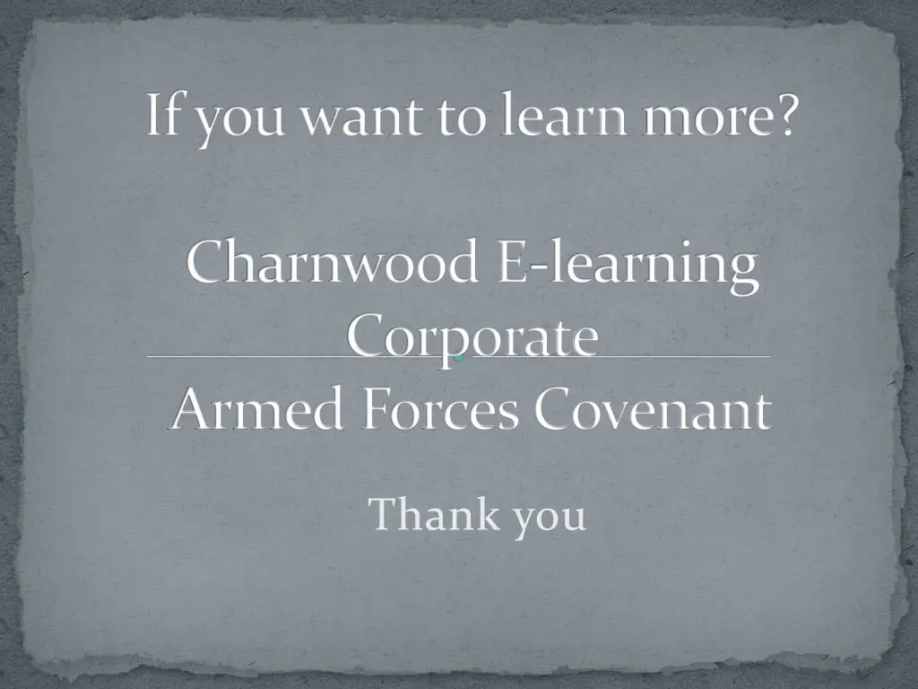 if you want to learn more