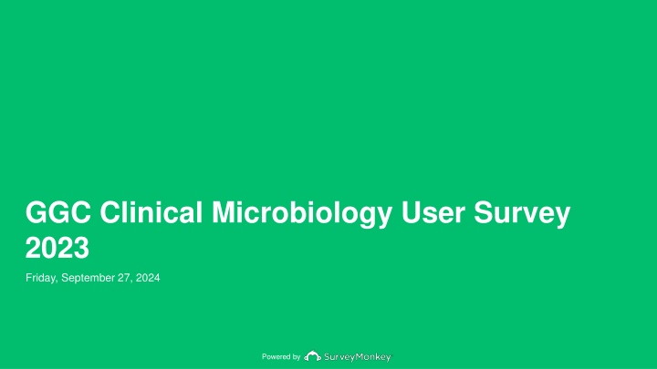 ggc clinical microbiology user survey 2023