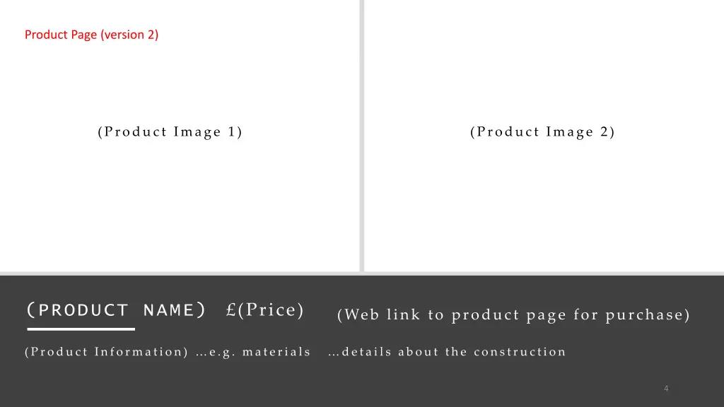 product page version 2