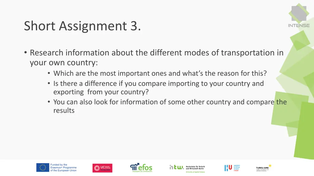 short assignment 3