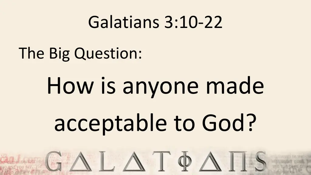 galatians 3 10 22