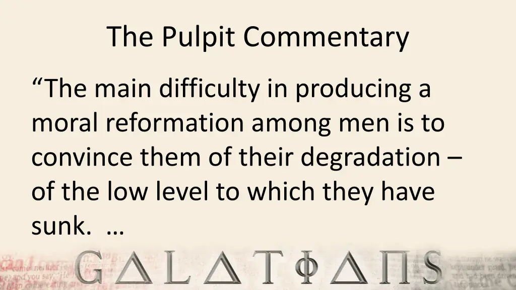 the pulpit commentary