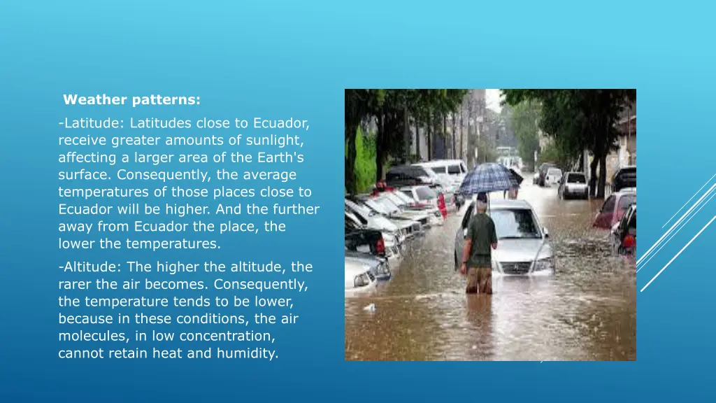 weather patterns