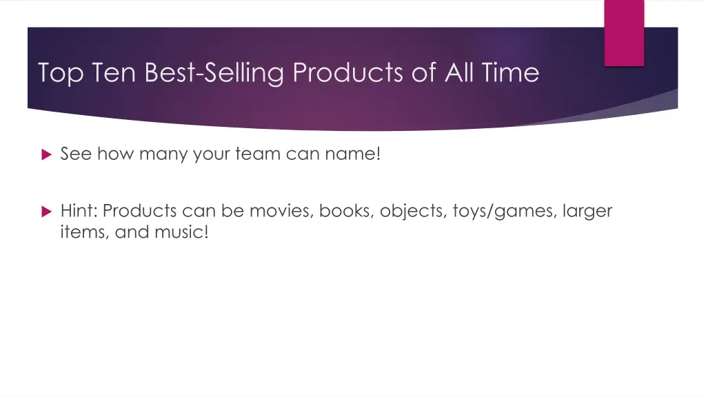 top ten best selling products of all time