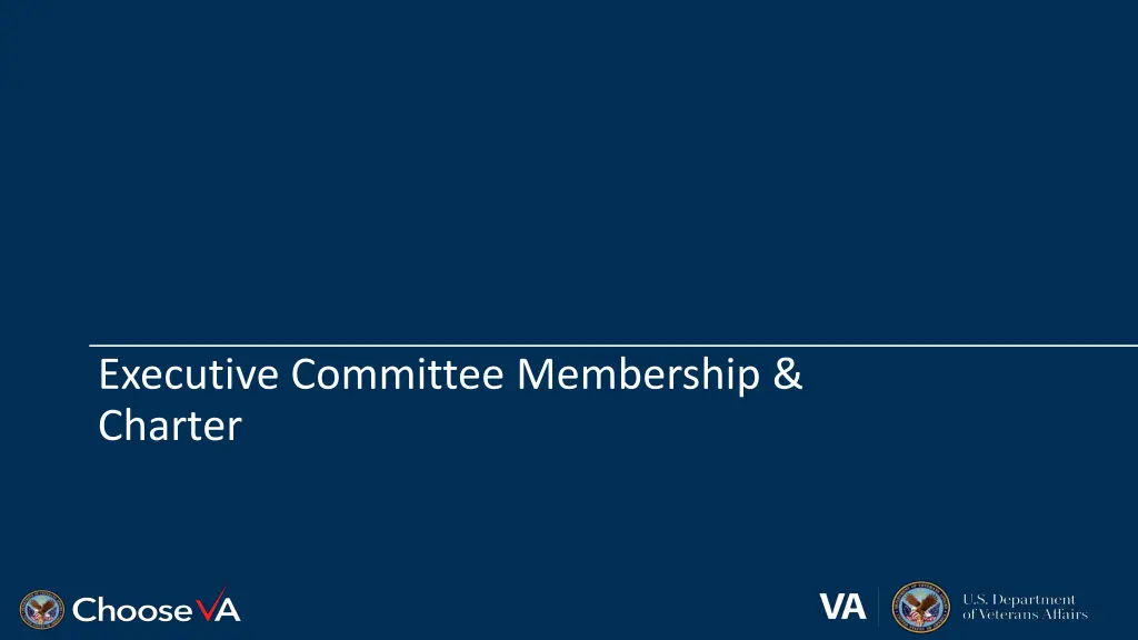 executive committee membership charter