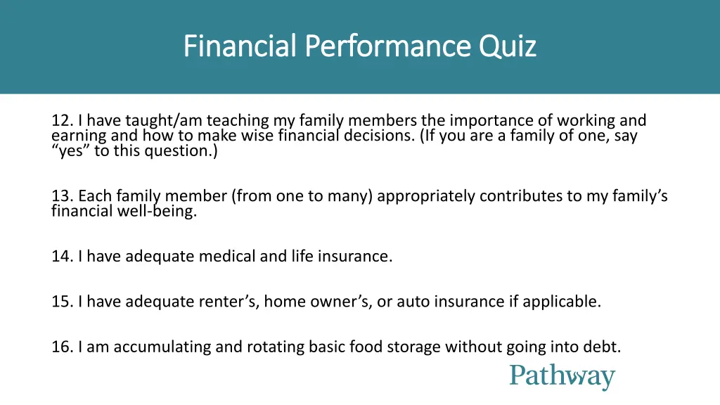 financial performance quiz financial performance 2