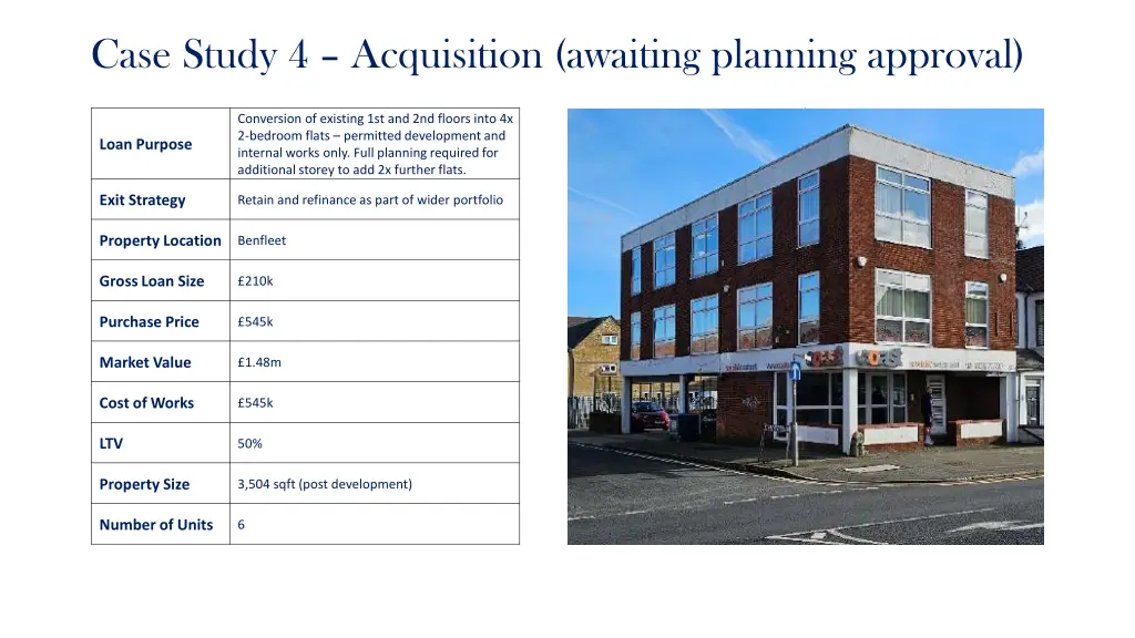 case study 4 acquisition awaiting planning