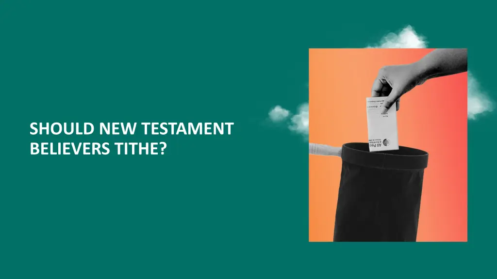 should new testament believers tithe