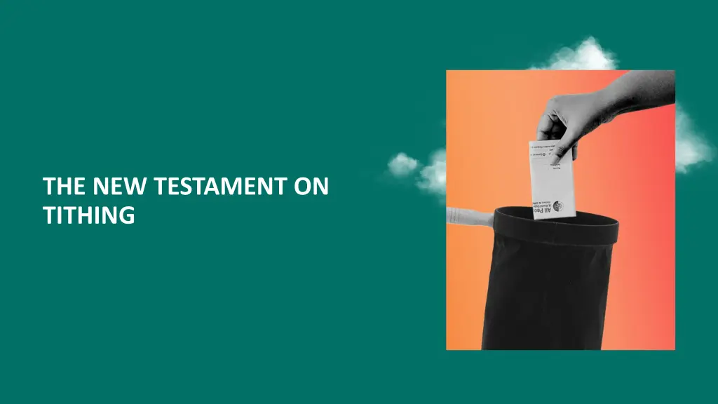 the new testament on tithing