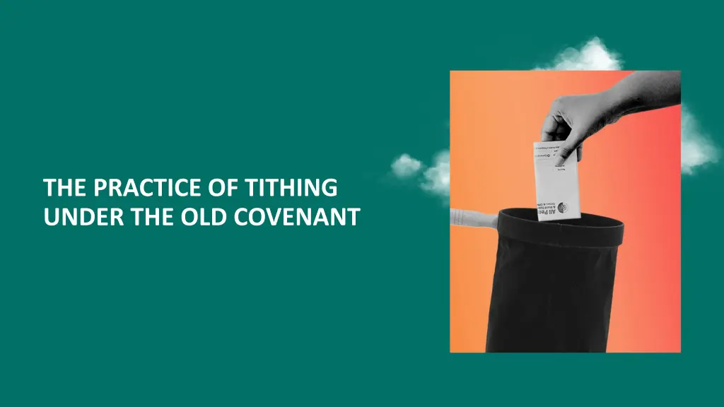 the practice of tithing under the old covenant