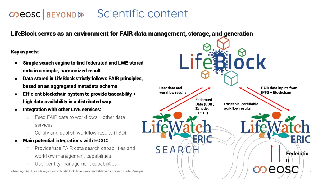 scientific content