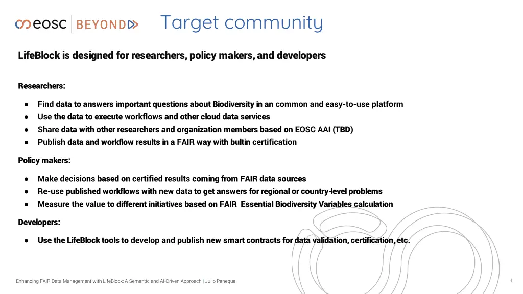target community