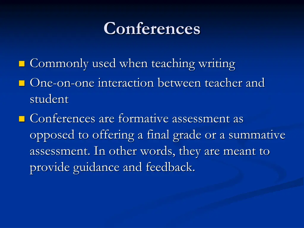 conferences
