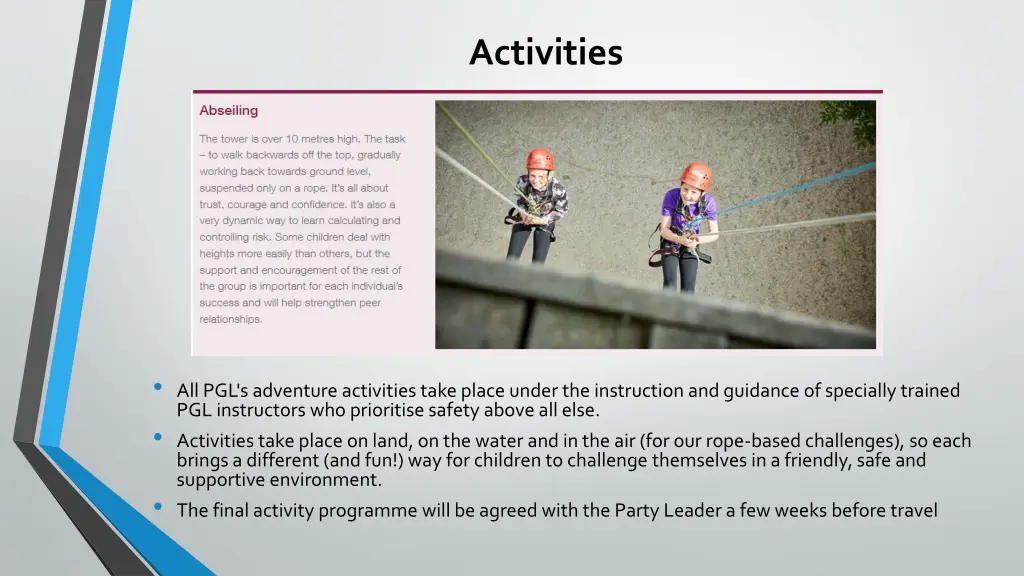 activities