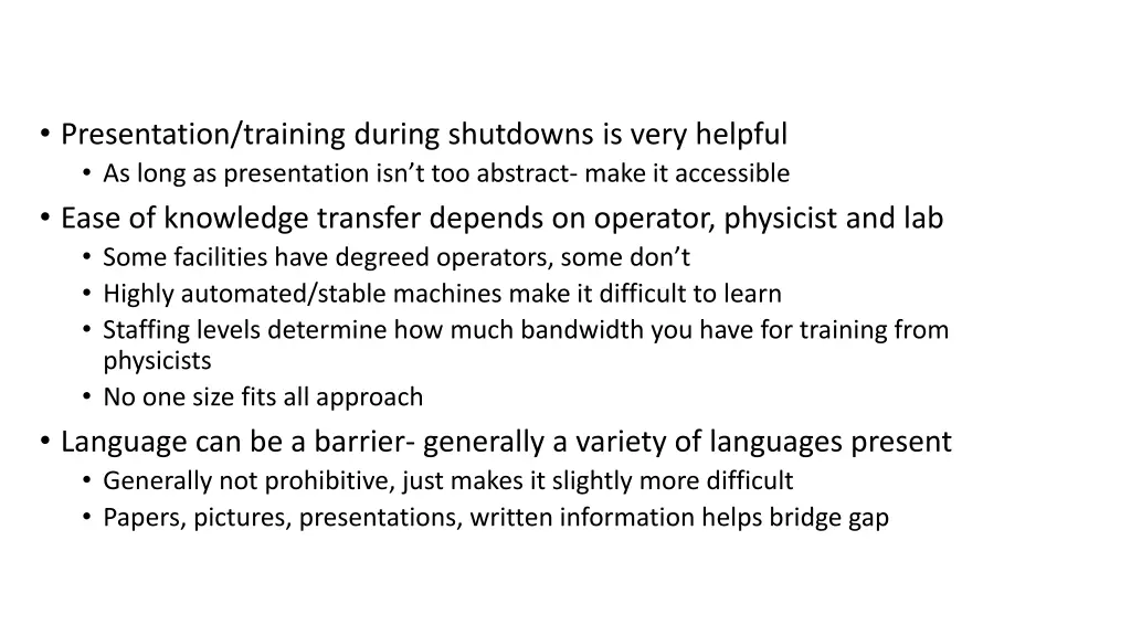 presentation training during shutdowns is very