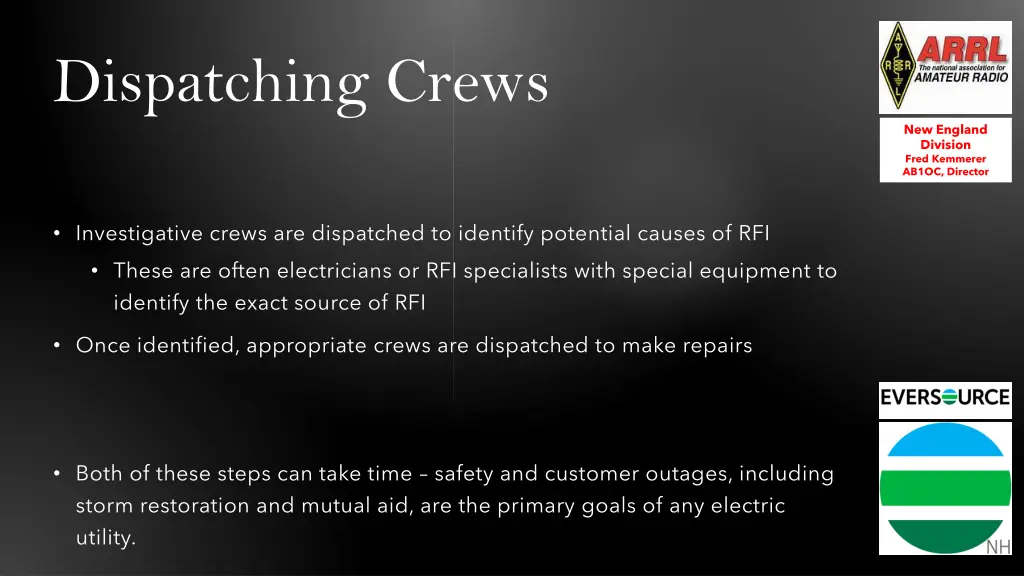 dispatching crews