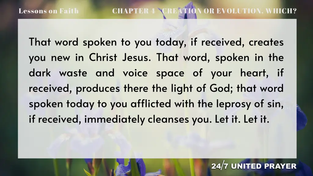 lessons on faith 4